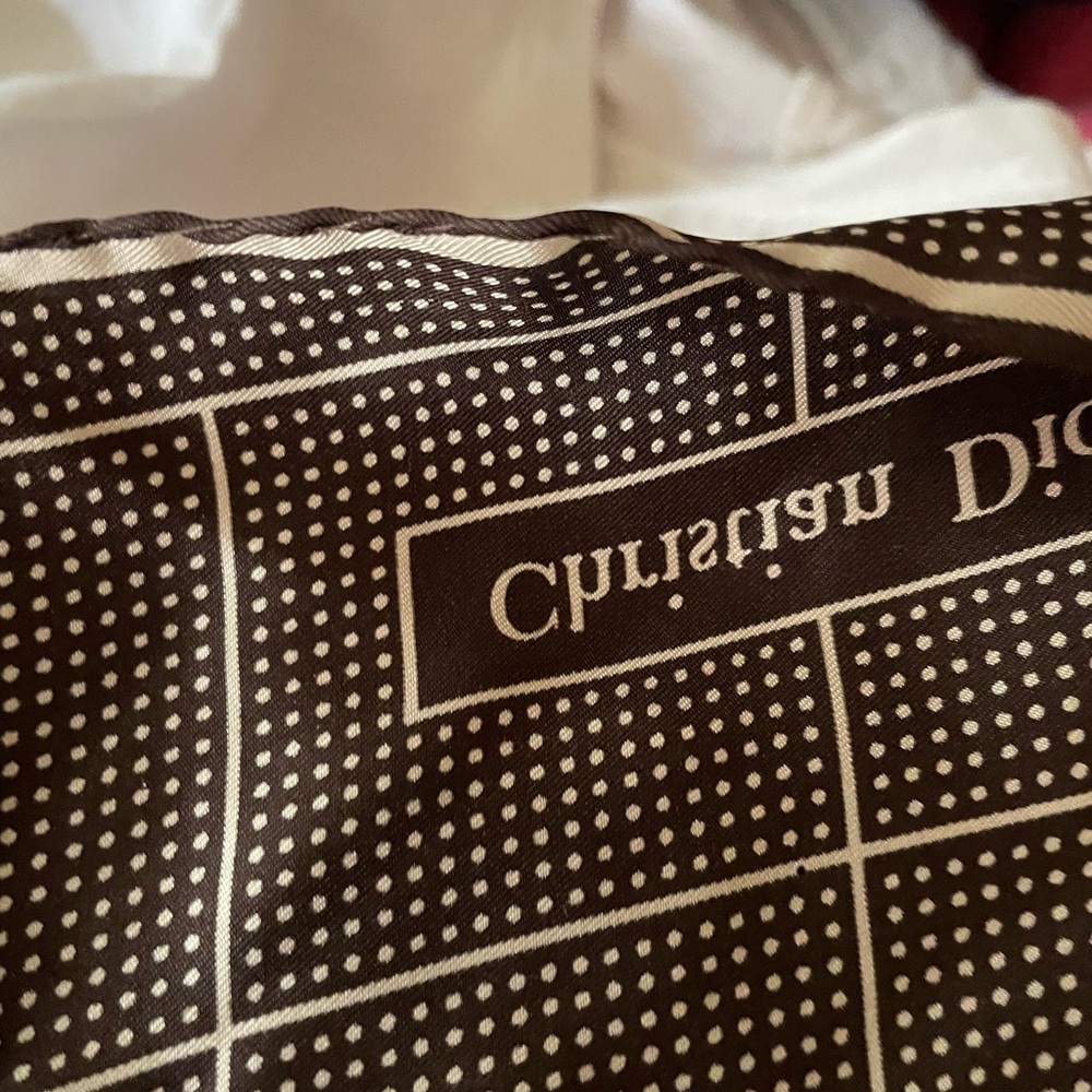 Authentic Christian Dior Silk Scarf - Picture 10 of 10